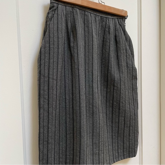 Vintage Yves Saint Laurent Rive Gauche wool skirt - Picture 3 of 12